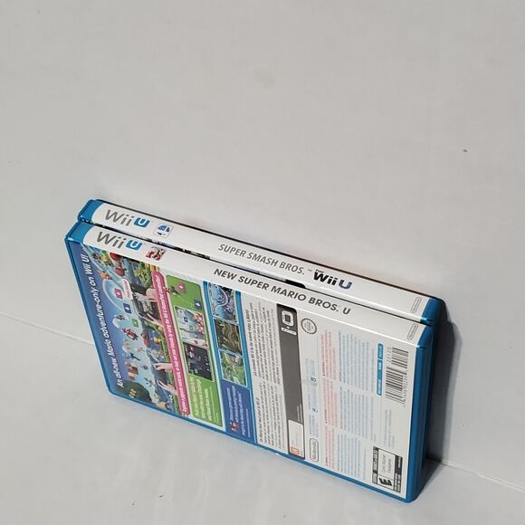 Nintendo Wii U 2x Game LOT Super Mario Bros U, Super Smash Bros Working Tested - Picture 9 of 9